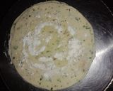 A picture of step 4 of Lacchedar Mathri (currypatte flavour).