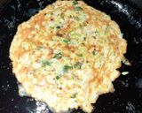 A picture of step 3 of Cabbage egg omelette.