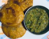 A picture of step 3 of Matar pyaz kachori.