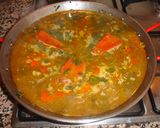 Foto del paso 10 de la receta Paella de espinacas y calamares