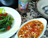 Foto langkah ke 8 dari resep Cumi Asam Manis Pedas.