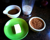 Foto del paso 1 de la receta: Turrón casero de cacao puro con cacahuetes - veggie