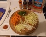 Φωτογραφία βήματος 1 της συνταγής Stir fry με καυτερές γαρίδες