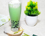 Foto langkah ke 3 dari resep Greentea frappuccino.