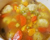 Tavaszi zöldségleves sajtgombóccal.. 🥕 recept fázis 12 fotója