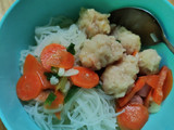 Sop baso udang