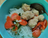 Foto langkah ke 4 dari resep Sop baso udang.