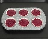 A picture of step 10 of Eggless Beetroot Muffins – Naturally Pink, Wholesome & Nutty.