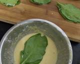 Stuffed cheese spinach pakoda recipe step 3 photo