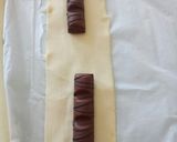 A picture of step 1 of Fluffy's chocolate bonanza.