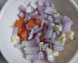 A picture of step 1 of Ragda pattice.
