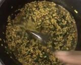A picture of step 6 of Fry Daal palak.
