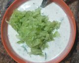A picture of step 3 of Cucumber Raita.