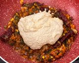 A picture of step 13 of Restaurant Style Lasooni Methi with Spring Onions & Nutty Paste.