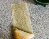 Foto del paso 5 de la receta: Briwat rellenas con verduras y atún🥟🥠