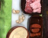 A picture of step 1 of Gachas Manchegas.