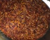 A picture of step 3 of Mango and turmeric chutney.