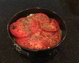 A picture of step 5 of Pasta, Tomato, Cheese Tart.