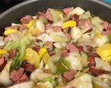A picture of step 2 of Smoked sausage and squash rice bowl.