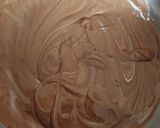 A picture of step 5 of Chocolate Lava Cake on a Light Chocolate Mousse.
