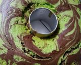 Foto langkah ke 7 dari resep Bolu Putih Telur Coklat Pandan.
