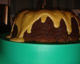 A picture of step 10 of Banana Nut Cake with Brown Sugar Glaze.
