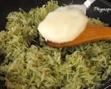 A picture of step 2 of Lauki Burfi.