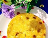 A picture of step 5 of Chena poda traditional dessert of odisha.