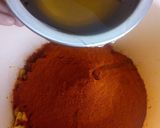 A picture of step 4 of Mango pickle.