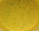 A picture of step 3 of Crispy Potato pakora.