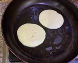 A picture of step 2 of Atayef/ KatayefArabic sweet pancakes.