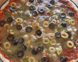 Foto del paso 6 de la receta: Quiche de aceituna en base de pizza