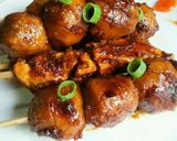 Foto langkah ke 3 dari resep Bakso & otak" bakar pedas 🍡🍢.