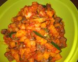 Foto langkah ke 5 dari resep Sambal Goreng Kentang Ati Sapi.