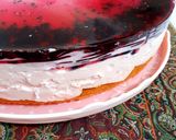 عکس مرحله 2 از دستور چیز کیک توت فرنگی🍰