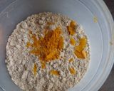 Foto del paso 1 de la receta: Garbansitas - Masitas de harina de garbanzo al curry y naranja