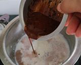 A picture of step 5 of Poha chocolate magic 🍫🍫.