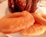 A picture of step 2 of Doughnuts chocolate.