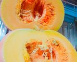 Hình bước làm 1 của món Cháo bí đỏ thịt rang