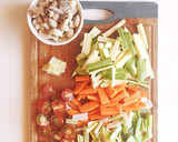 Foto del paso 1 de la receta: Vegetales con champiñones al wok