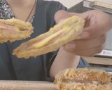 รูปขั้นตอนการทำที่ 4 ของ Hamcheese Pocket By Air Flyer : ขนมปังแฮมชีสทอดไร้น้ำมัน 🍞🧀🤍