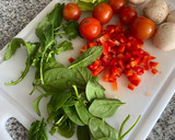 Foto del paso 1 de la receta: Ensalada fresca con salmón con dressing de Yoghurt & mostaza