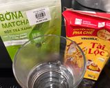Hình bước làm 1 của món Matcha Latte