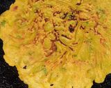 A picture of step 3 of Besan Paneer Chila.