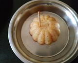 A picture of step 6 of Pistachio almond ghee halwa cake.