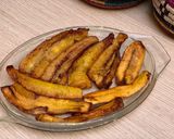 A picture of step 6 of Plantain pastelòn.
