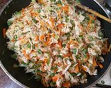 A picture of step 1 of Chicken spring rolls.