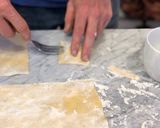 A picture of step 7 of Homemade crab ravioli with sage lemon butter sauce.