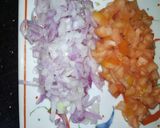 A picture of step 2 of Chilli Tarka Daal.
