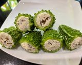 Hình bước làm 2 của món Khổ qua nhồi đậu kho